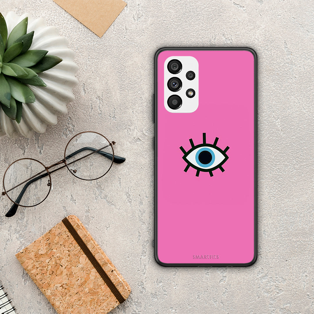Blue Eye Pink - Samsung Galaxy A73 5G θήκη
