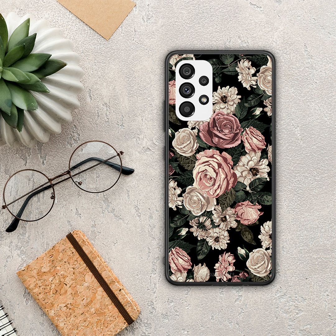 Flower Wild Roses - Samsung Galaxy A73 5G θήκη