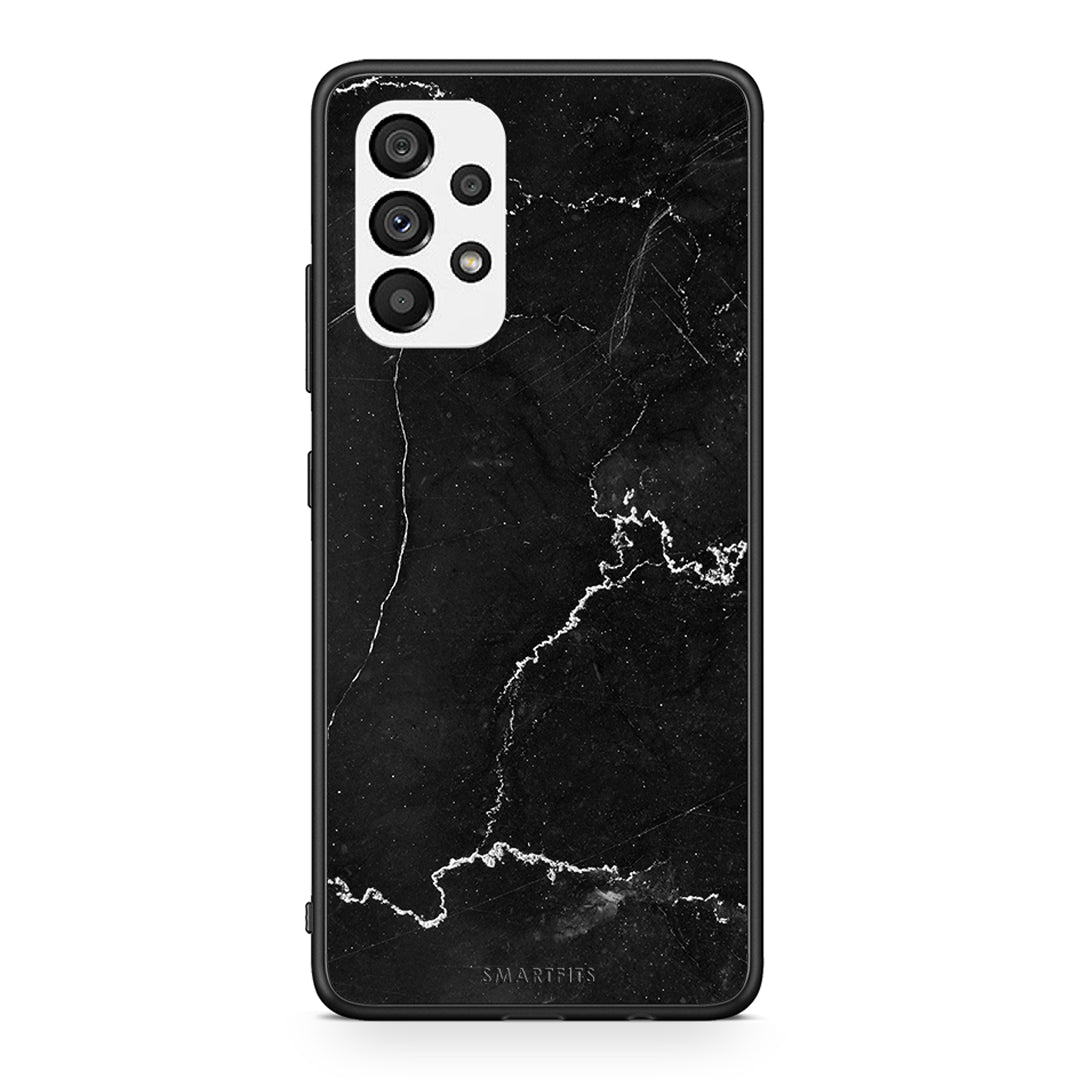 Samsung A73 5G Marble Black θήκη από τη Smartfits με σχέδιο στο πίσω μέρος και μαύρο περίβλημα | Smartphone case with colorful back and black bezels by Smartfits