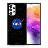 Thumbnail for Θήκη Samsung A73 5G NASA PopArt από τη Smartfits με σχέδιο στο πίσω μέρος και μαύρο περίβλημα | Samsung A73 5G NASA PopArt case with colorful back and black bezels