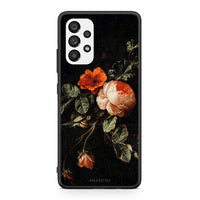 Thumbnail for Samsung A73 5G Vintage Roses θήκη από τη Smartfits με σχέδιο στο πίσω μέρος και μαύρο περίβλημα | Smartphone case with colorful back and black bezels by Smartfits