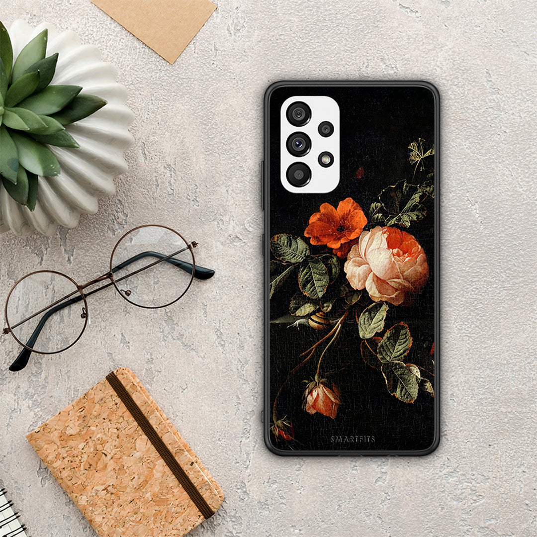 Vintage Roses - Samsung Galaxy A73 5G θήκη