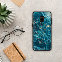 Thumbnail for Marble Blue - Samsung Galaxy A8 θήκη