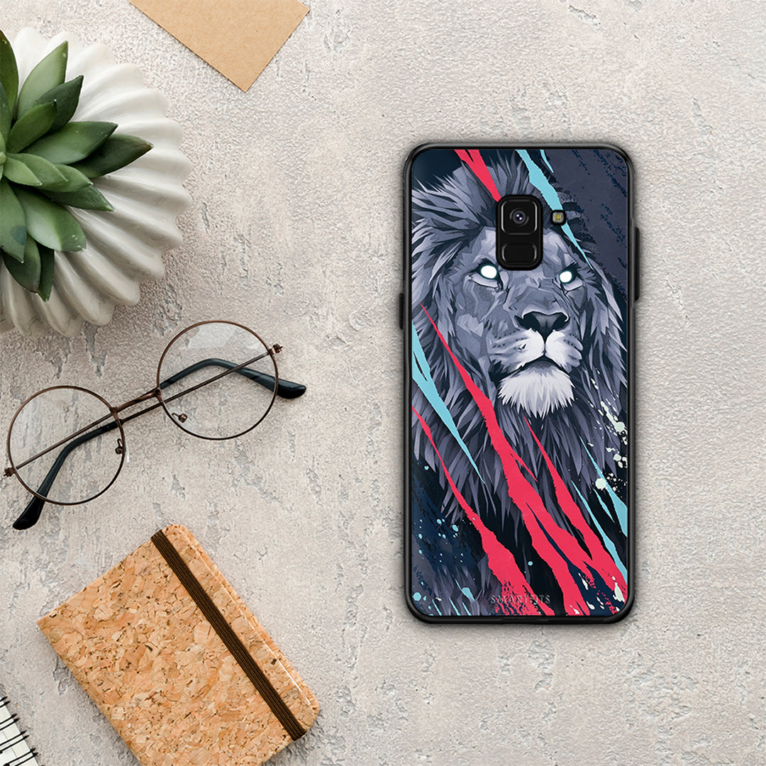 PopArt Lion Designer - Samsung Galaxy A8 θήκη