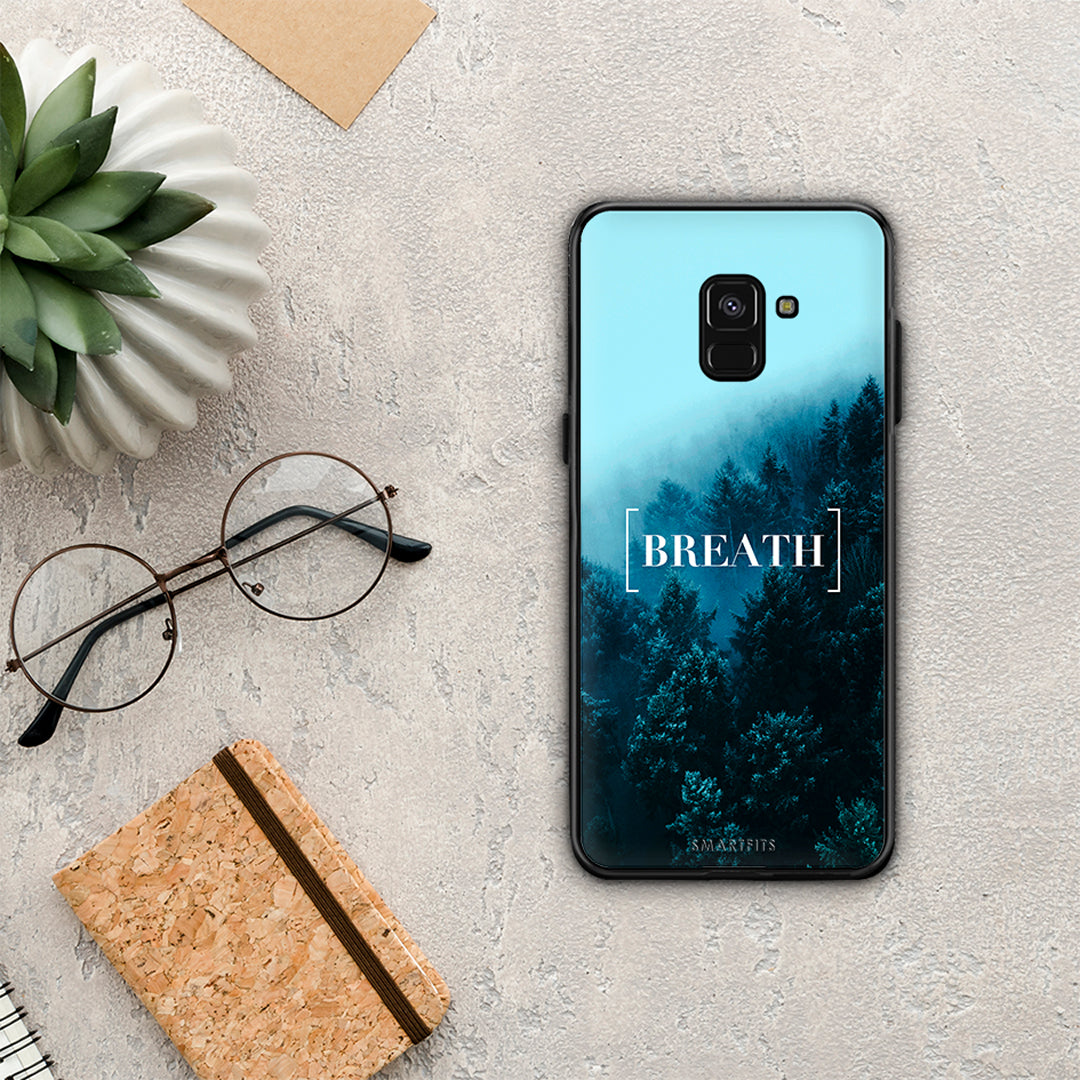 Quote Breath - Samsung Galaxy A8 θήκη