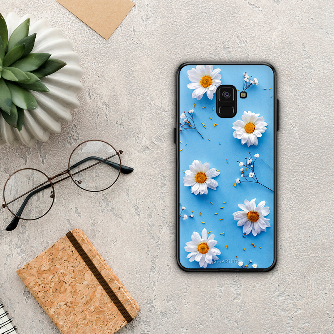 Real Daisies - Samsung Galaxy A8 θήκη