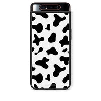 Thumbnail for Samsung A80 Cow Print θήκη από τη Smartfits με σχέδιο στο πίσω μέρος και μαύρο περίβλημα | Smartphone case with colorful back and black bezels by Smartfits