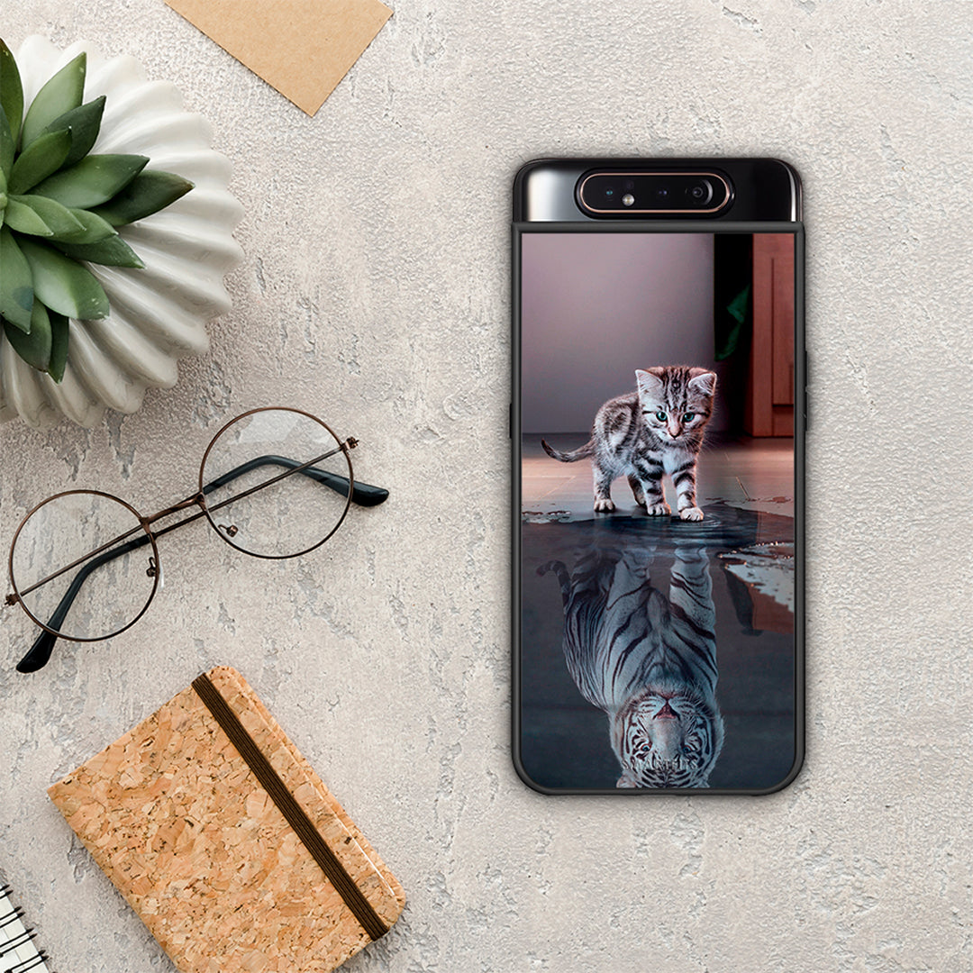 Cute Tiger - Samsung Galaxy A80 θήκη