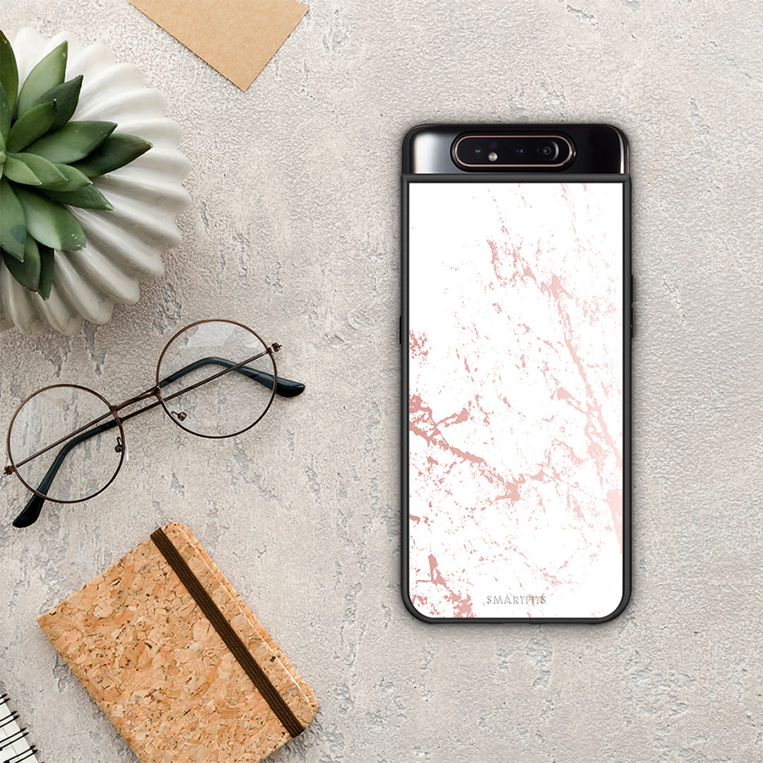Marble Pink Splash - Samsung Galaxy A80 θήκη