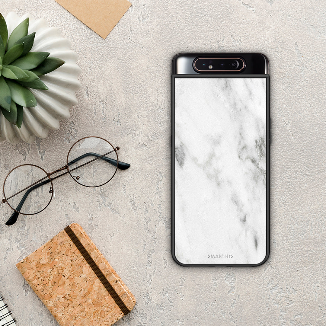 Marble White - Samsung Galaxy A80 θήκη