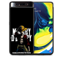 Thumbnail for Θήκη Samsung A80 Pirate King από τη Smartfits με σχέδιο στο πίσω μέρος και μαύρο περίβλημα | Samsung A80 Pirate King case with colorful back and black bezels