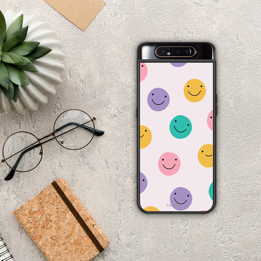 Smiley Faces - Samsung Galaxy A80 θήκη