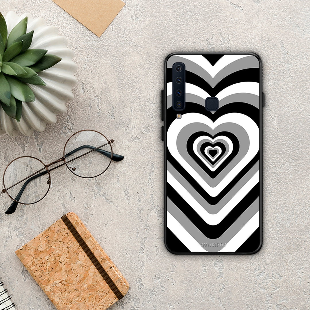 Black Hearts - Samsung Galaxy A9 θήκη