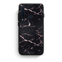 Thumbnail for 4 - samsung galaxy a9  Black Rosegold Marble case, cover, bumper