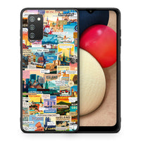 Thumbnail for Θήκη Samsung A02s Live To Travel από τη Smartfits με σχέδιο στο πίσω μέρος και μαύρο περίβλημα | Samsung A02s Live To Travel case with colorful back and black bezels