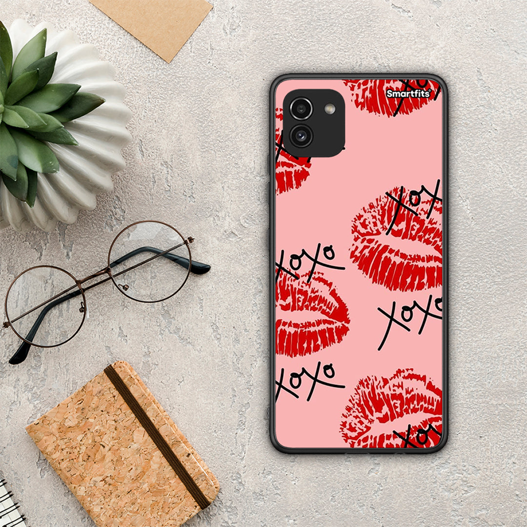 XOXO Lips - Samsung Galaxy A03 θήκη