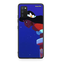 Thumbnail for Samsung A03s Alladin And Jasmine Love 2 θήκη από τη Smartfits με σχέδιο στο πίσω μέρος και μαύρο περίβλημα | Smartphone case with colorful back and black bezels by Smartfits