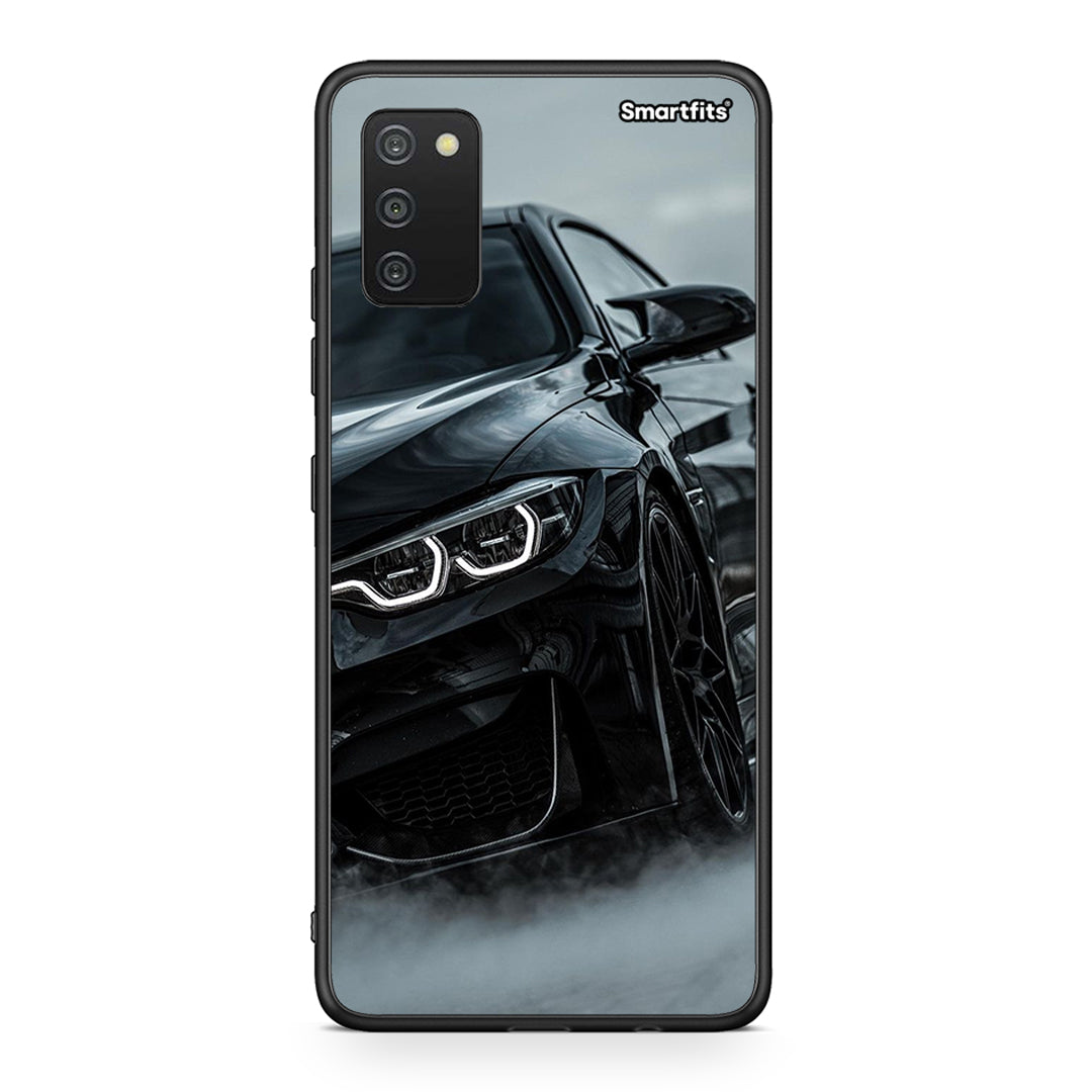 Samsung A03s Black BMW θήκη από τη Smartfits με σχέδιο στο πίσω μέρος και μαύρο περίβλημα | Smartphone case with colorful back and black bezels by Smartfits