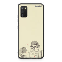Thumbnail for Samsung A03s Carl And Ellie θήκη από τη Smartfits με σχέδιο στο πίσω μέρος και μαύρο περίβλημα | Smartphone case with colorful back and black bezels by Smartfits