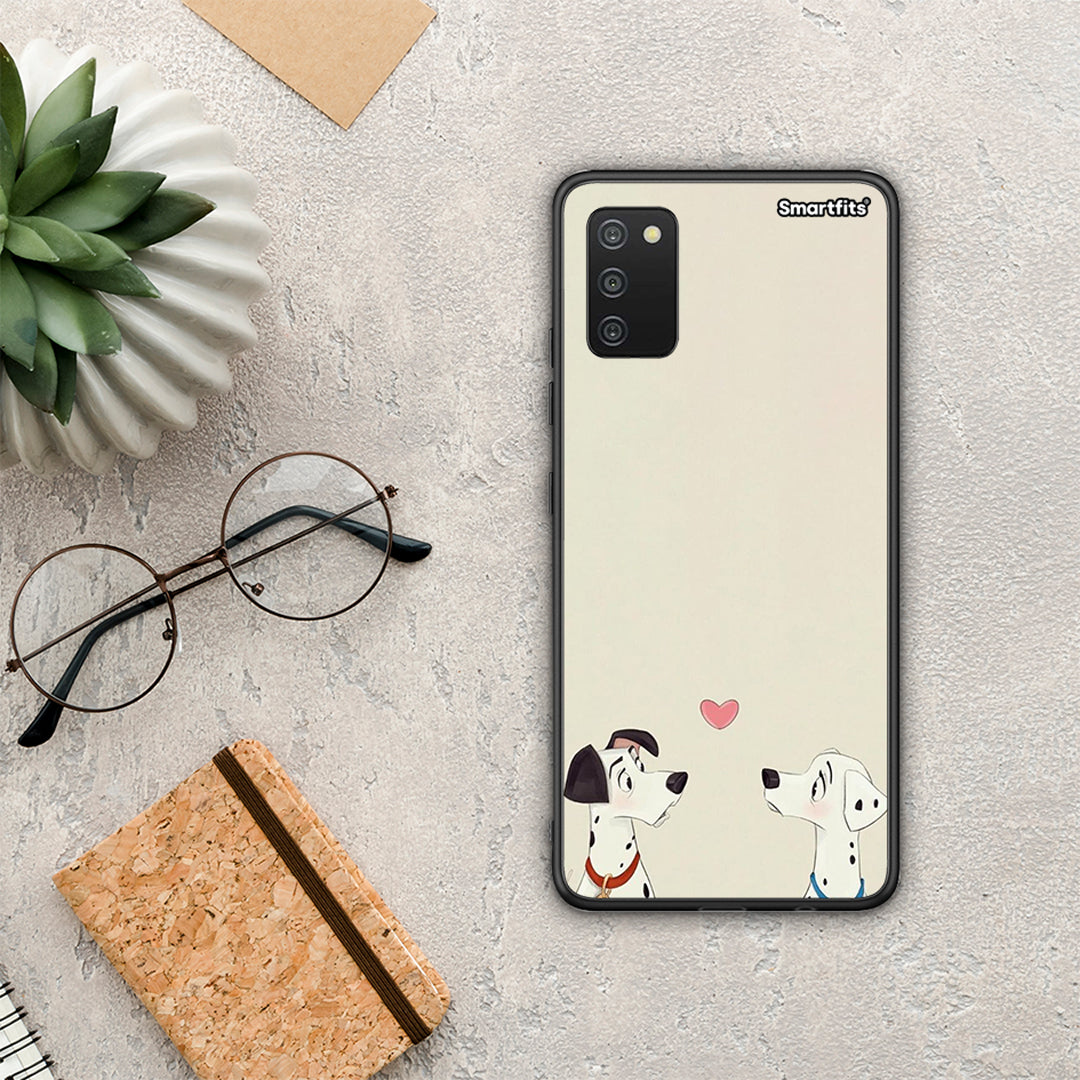 Dalmatians Love - Samsung Galaxy A03s θήκη