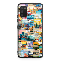 Thumbnail for Samsung A03s Live To Travel θήκη από τη Smartfits με σχέδιο στο πίσω μέρος και μαύρο περίβλημα | Smartphone case with colorful back and black bezels by Smartfits