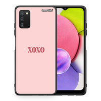 Thumbnail for Θήκη Samsung A03s XOXO Love από τη Smartfits με σχέδιο στο πίσω μέρος και μαύρο περίβλημα | Samsung A03s XOXO Love case with colorful back and black bezels