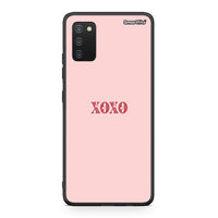 Thumbnail for Samsung A03s XOXO Love θήκη από τη Smartfits με σχέδιο στο πίσω μέρος και μαύρο περίβλημα | Smartphone case with colorful back and black bezels by Smartfits