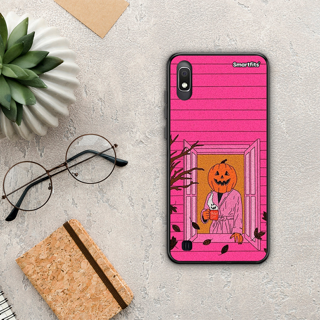 Halloween Pumpkin Lady - Samsung Galaxy A10 θήκη