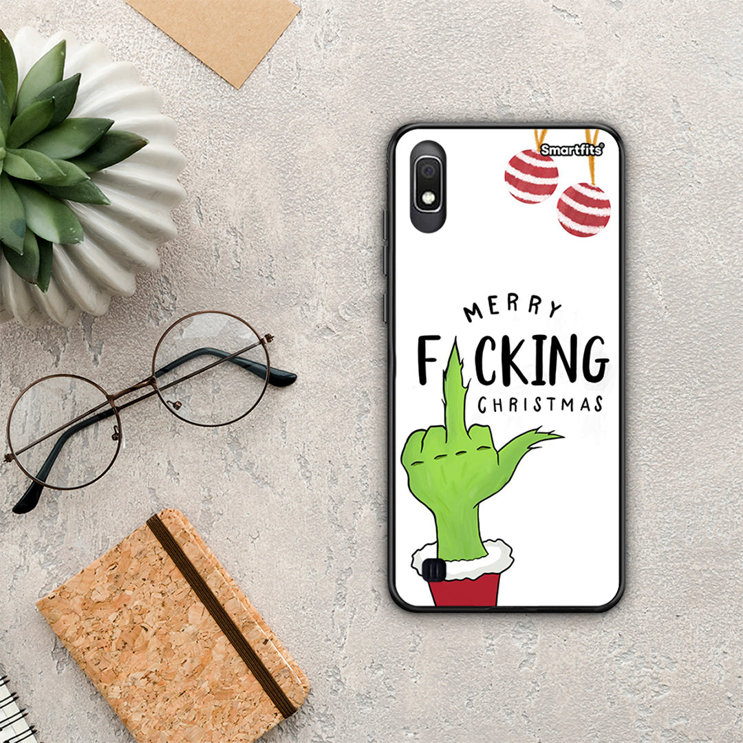 Merry F Xmas - Samsung Galaxy A10 θήκη