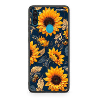 Thumbnail for Samsung A11 / M11 Autumn Sunflowers Θήκη από τη Smartfits με σχέδιο στο πίσω μέρος και μαύρο περίβλημα | Smartphone case with colorful back and black bezels by Smartfits