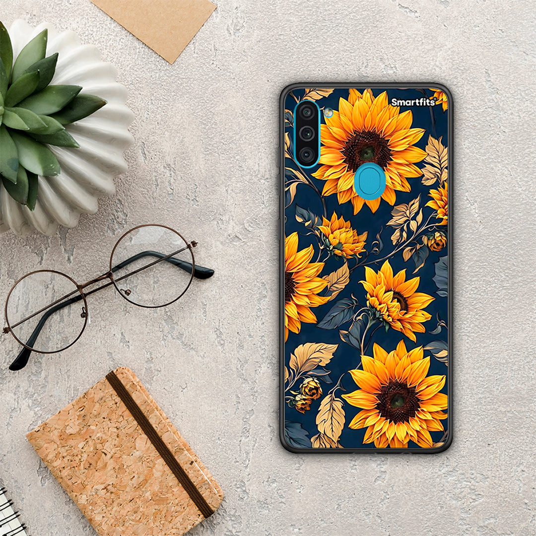 Autumn Sunflowers - Samsung Galaxy A11 / M11 θήκη