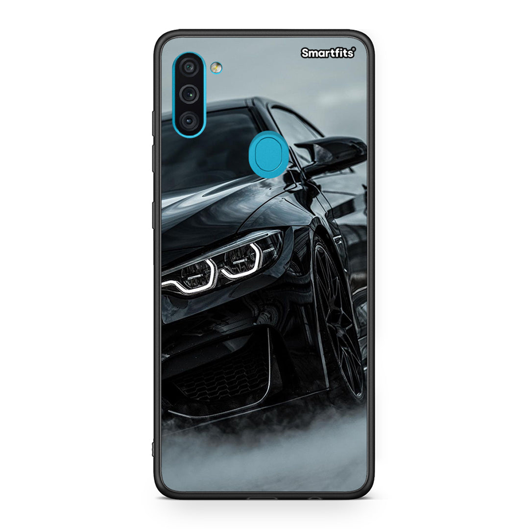 Samsung A11/M11 Black BMW θήκη από τη Smartfits με σχέδιο στο πίσω μέρος και μαύρο περίβλημα | Smartphone case with colorful back and black bezels by Smartfits