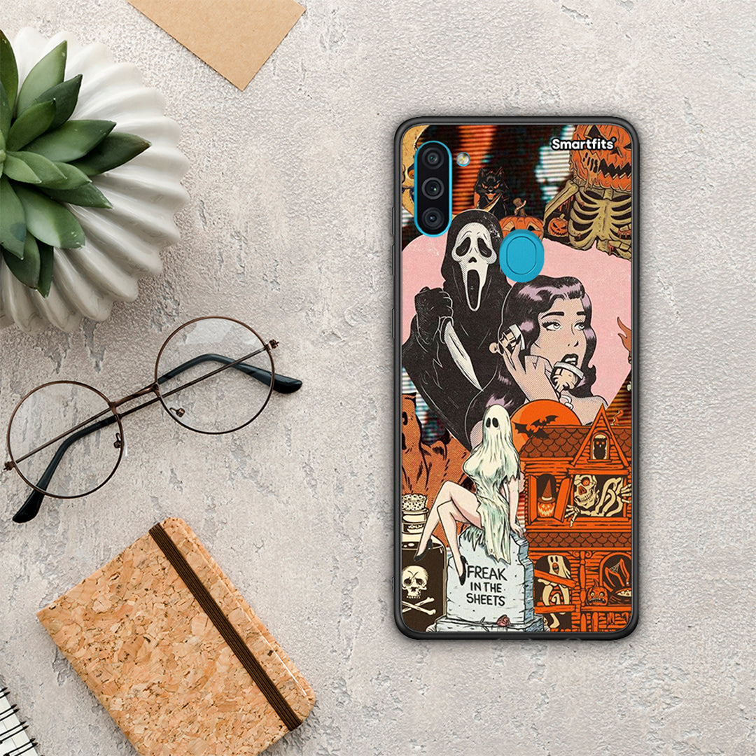 Halloween Collage - Samsung Galaxy A11 / M11 θήκη