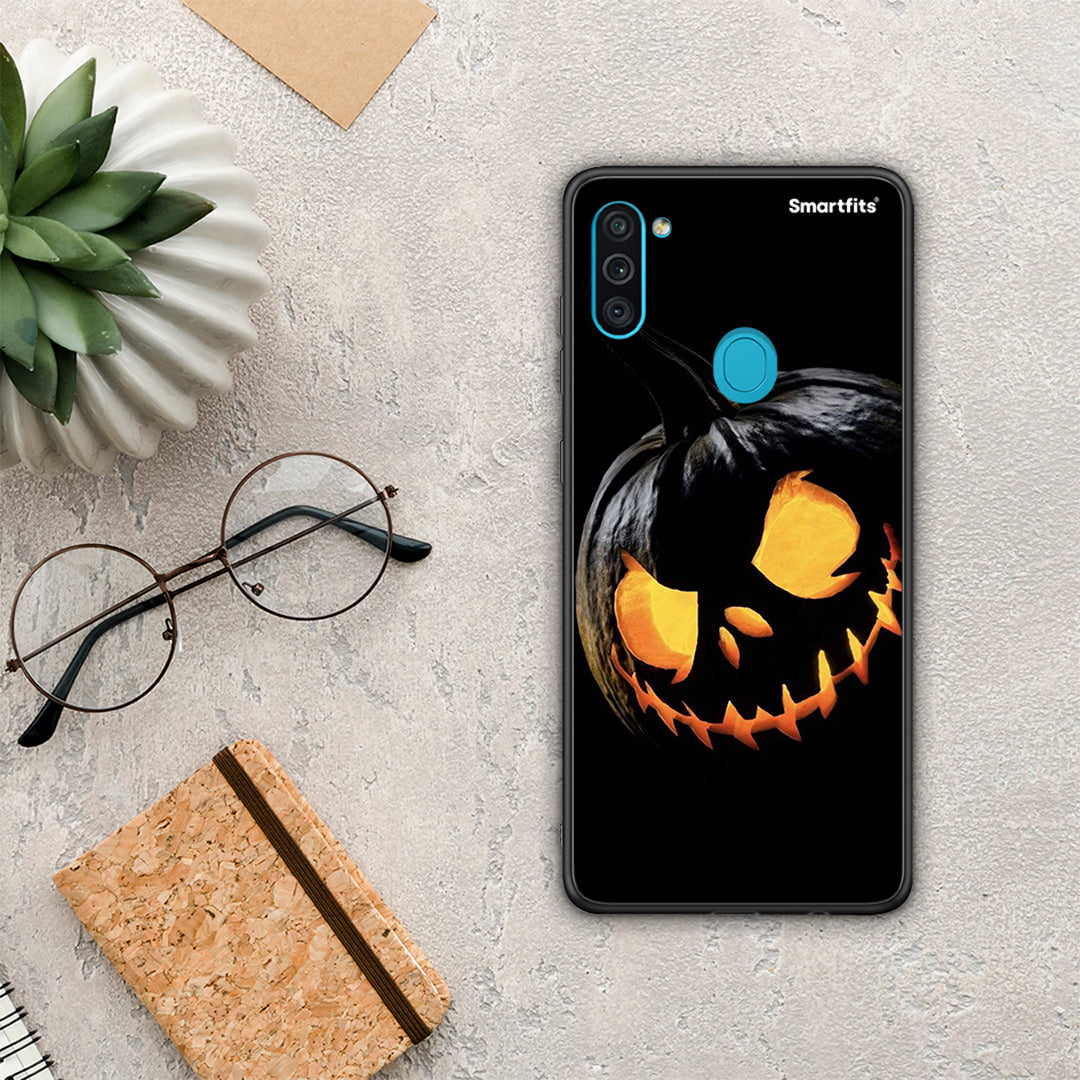 Halloween Scary Pumpkin - Samsung Galaxy A11 / M11 θήκη