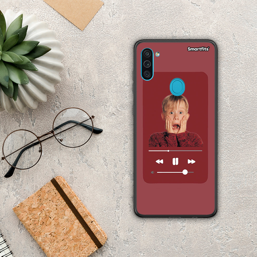 Xmas Alone Music - Samsung Galaxy A11 / M11 θήκη