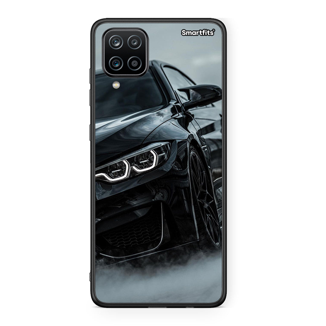 Samsung A12 Black BMW θήκη από τη Smartfits με σχέδιο στο πίσω μέρος και μαύρο περίβλημα | Smartphone case with colorful back and black bezels by Smartfits