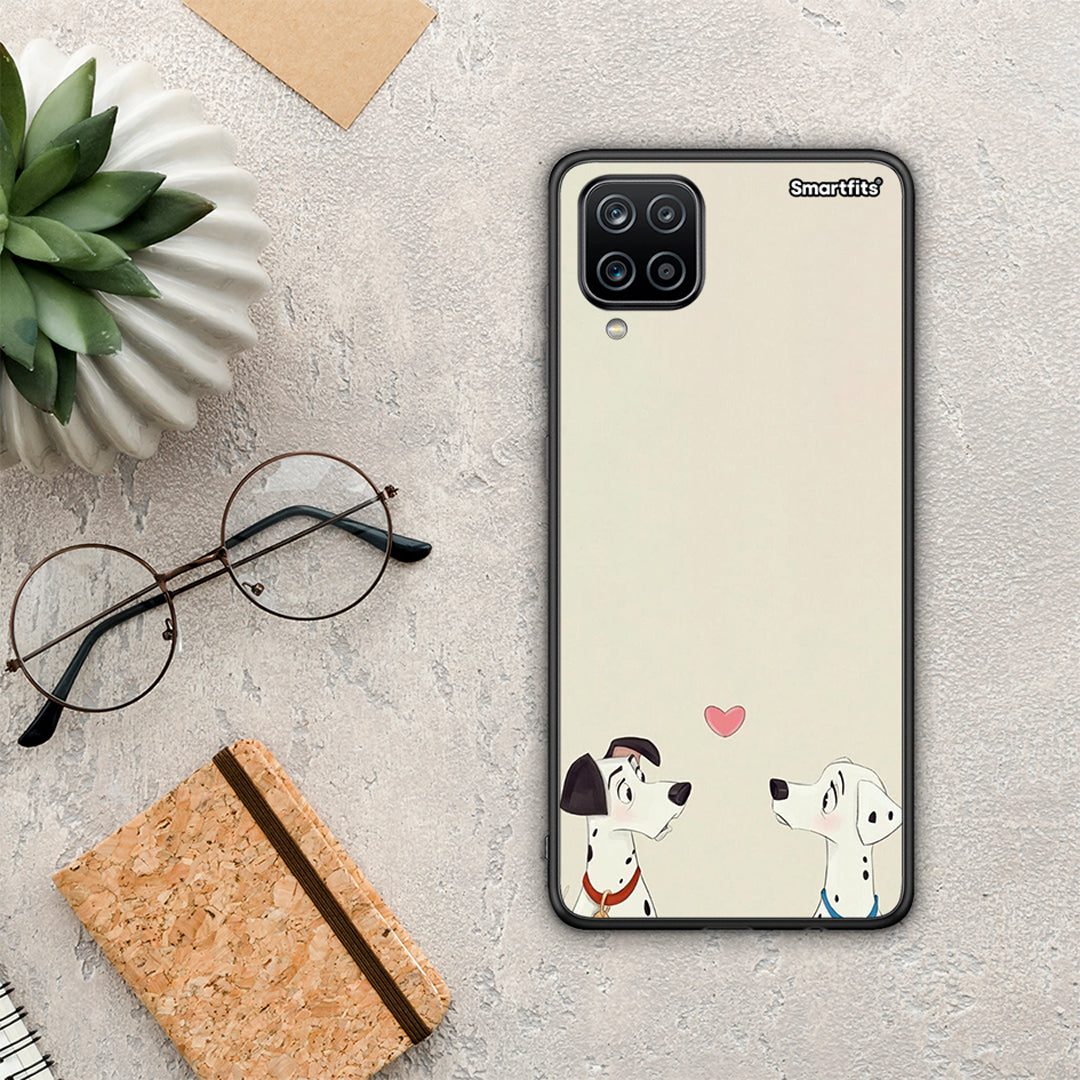 Dalmatians Love - Samsung Galaxy A12 θήκη