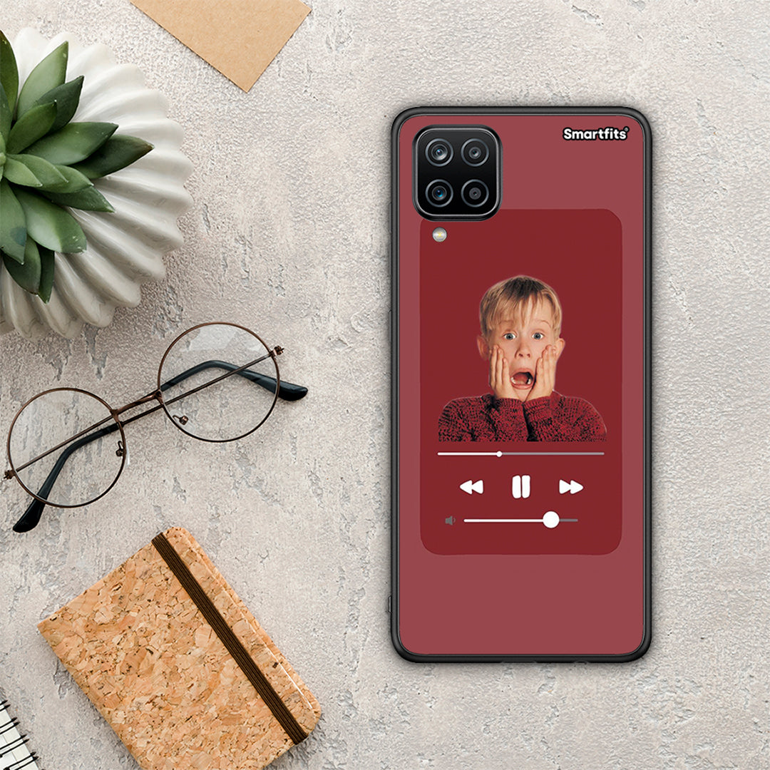 Xmas Alone Music - Samsung Galaxy A12 θήκη