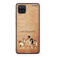 Thumbnail for Samsung A12 You Go Girl θήκη από τη Smartfits με σχέδιο στο πίσω μέρος και μαύρο περίβλημα | Smartphone case with colorful back and black bezels by Smartfits