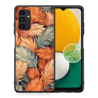 Thumbnail for Θήκη Samsung A13 5G Autumn Leaves από τη Smartfits με σχέδιο στο πίσω μέρος και μαύρο περίβλημα | Samsung A13 5G Autumn Leaves case with colorful back and black bezels