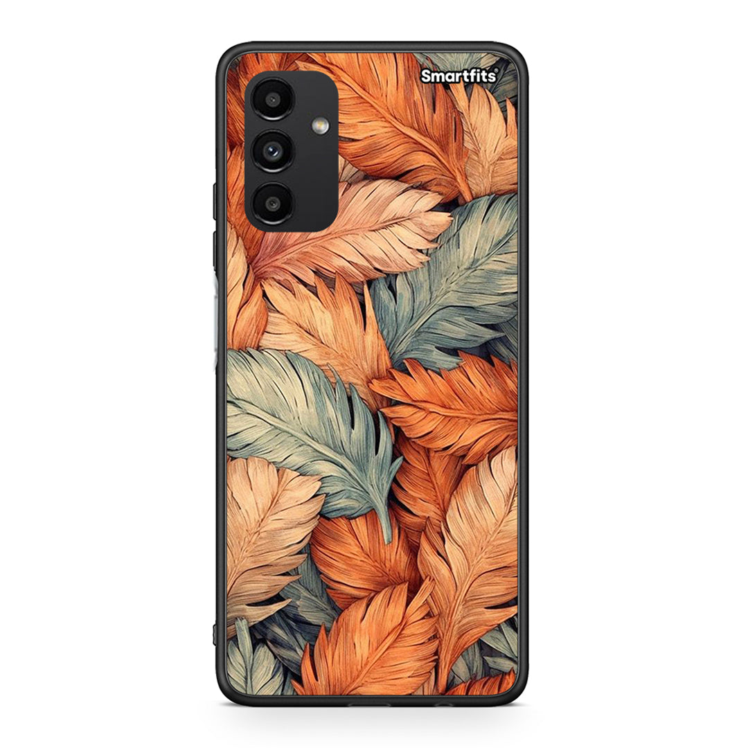 Samsung A13 5G Autumn Leaves Θήκη από τη Smartfits με σχέδιο στο πίσω μέρος και μαύρο περίβλημα | Smartphone case with colorful back and black bezels by Smartfits