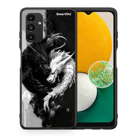 Thumbnail for Θήκη Samsung A13 5G Yin Yang από τη Smartfits με σχέδιο στο πίσω μέρος και μαύρο περίβλημα | Samsung A13 5G Yin Yang case with colorful back and black bezels