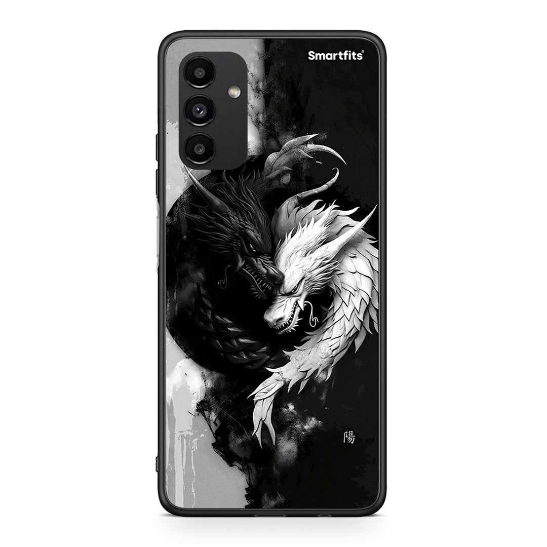 Samsung A13 5G Yin Yang Θήκη από τη Smartfits με σχέδιο στο πίσω μέρος και μαύρο περίβλημα | Smartphone case with colorful back and black bezels by Smartfits