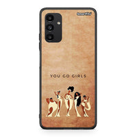 Thumbnail for Samsung A04s You Go Girl θήκη από τη Smartfits με σχέδιο στο πίσω μέρος και μαύρο περίβλημα | Smartphone case with colorful back and black bezels by Smartfits