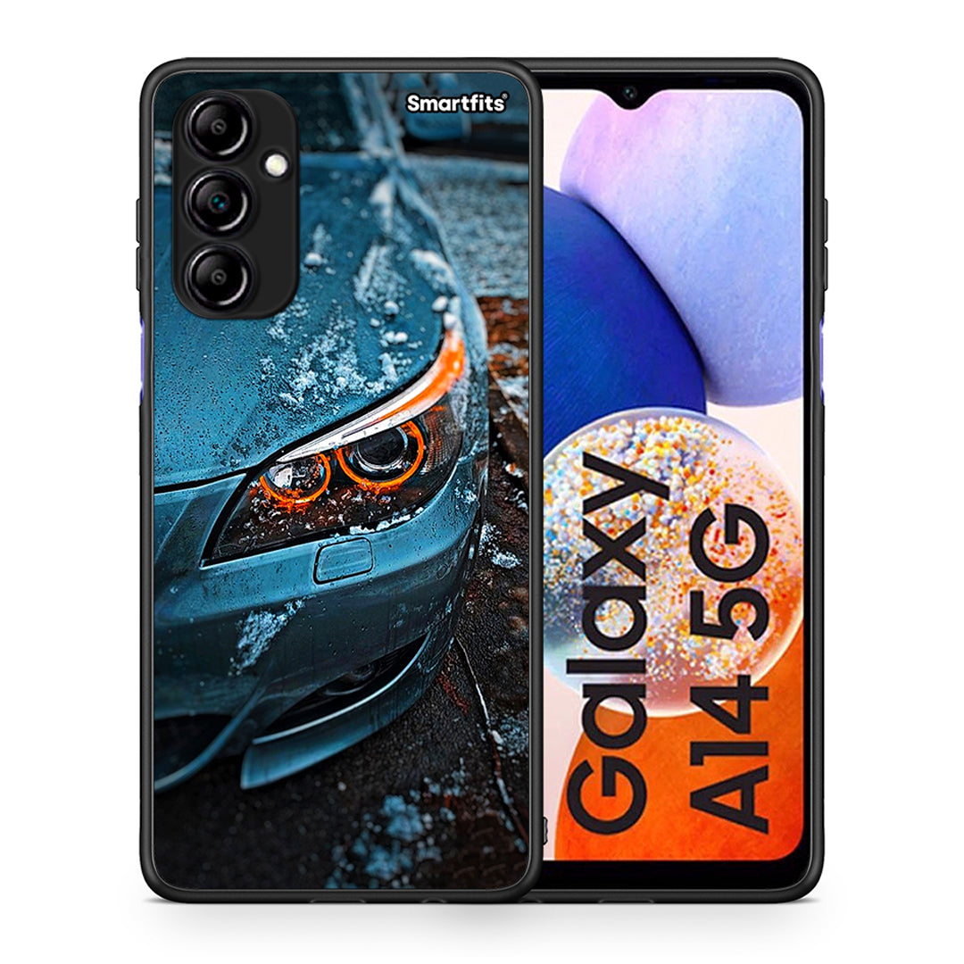 Θήκη Samsung Galaxy A14 / A14 5G Bmw E60 από τη Smartfits με σχέδιο στο πίσω μέρος και μαύρο περίβλημα | Samsung Galaxy A14 / A14 5G Bmw E60 Case with Colorful Back and Black Bezels