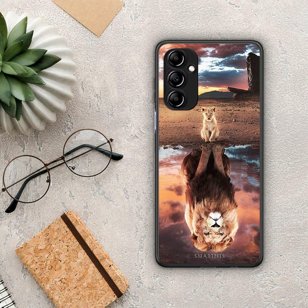 Θήκη Samsung Galaxy A14 / A14 5G Sunset Dreams από τη Smartfits με σχέδιο στο πίσω μέρος και μαύρο περίβλημα | Samsung Galaxy A14 / A14 5G Sunset Dreams Case with Colorful Back and Black Bezels