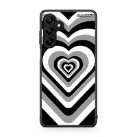 Thumbnail for Samsung Galaxy A15 4G Black Hearts θήκη από τη Smartfits με σχέδιο στο πίσω μέρος και μαύρο περίβλημα | Smartphone case with colorful back and black bezels by Smartfits