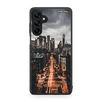 Thumbnail for Samsung Galaxy A15 4G City Lights θήκη από τη Smartfits με σχέδιο στο πίσω μέρος και μαύρο περίβλημα | Smartphone case with colorful back and black bezels by Smartfits