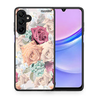 Thumbnail for Θήκη Samsung Galaxy A15 4G Bouquet Floral από τη Smartfits με σχέδιο στο πίσω μέρος και μαύρο περίβλημα | Samsung Galaxy A15 4G Bouquet Floral case with colorful back and black bezels