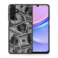 Thumbnail for Θήκη Samsung Galaxy A15 4G Money Dollars από τη Smartfits με σχέδιο στο πίσω μέρος και μαύρο περίβλημα | Samsung Galaxy A15 4G Money Dollars case with colorful back and black bezels
